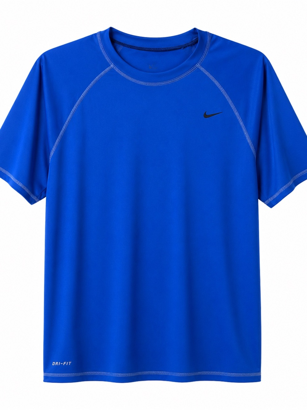 NIKE DRI-FIT,ROYAL BLUE,SHORT SLEEVE,SPORT T-SHIRT. SIZE- LARGE